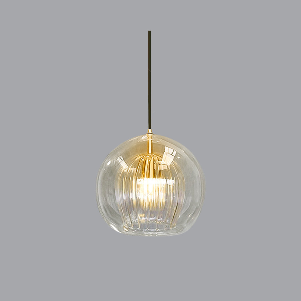 Adjustable glass globe light, a sleek ceiling lamp enhancing modern living spaces.