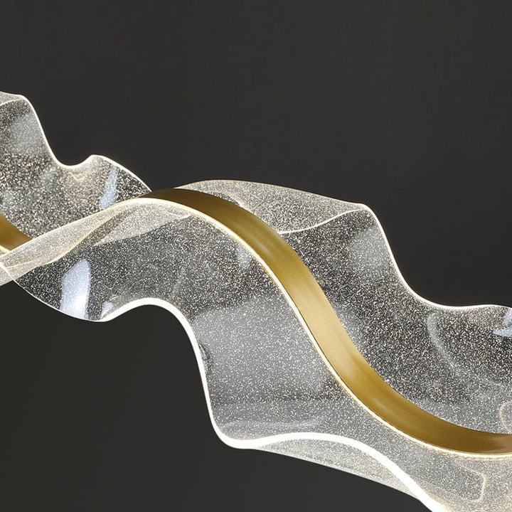 Modern Wave LED dimmable pendant light, offering sophisticated interior lighting for contemporary living.