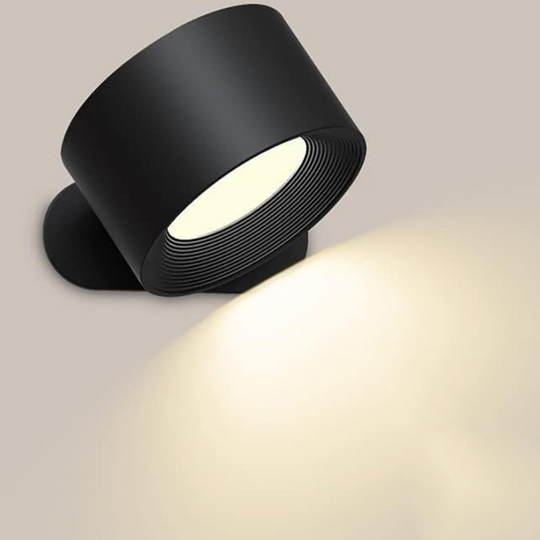 Stylish wireless LED wall light, modern design with touch control. Enhances any home decor.