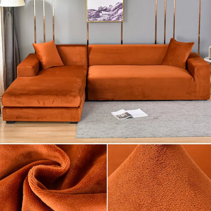 Stain-resistant pet-friendly sofa cover, all sizes. Washable stretch slipcover for modern homes.