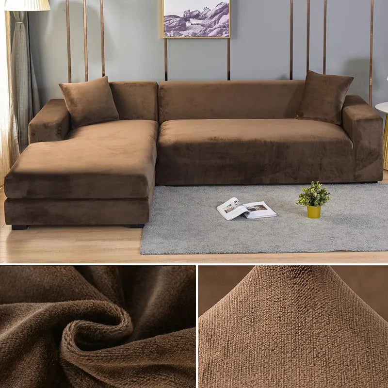 Washable modern sofa cover, all sizes. Stain-resistant, pet-friendly couch protector, living room.