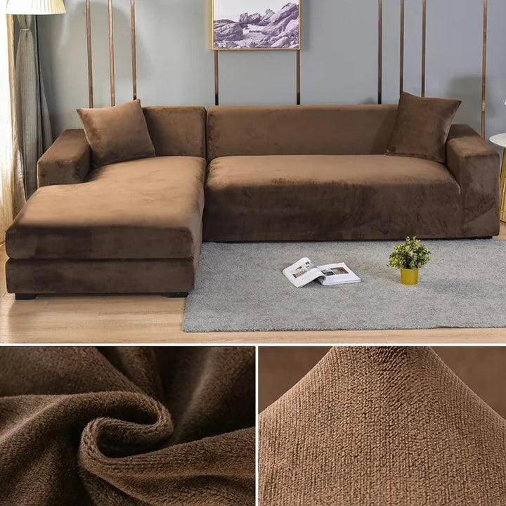 Washable modern sofa cover, all sizes. Stain-resistant, pet-friendly couch protector, living room.