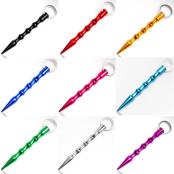 Portable aluminum multi-tool with hammer, axe, saw for camping & survival.