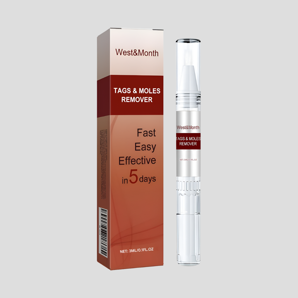 Natural skin tag & mole remover with tea tree oil for clear, blemish-free skin. Painless, scar-free home treatment.