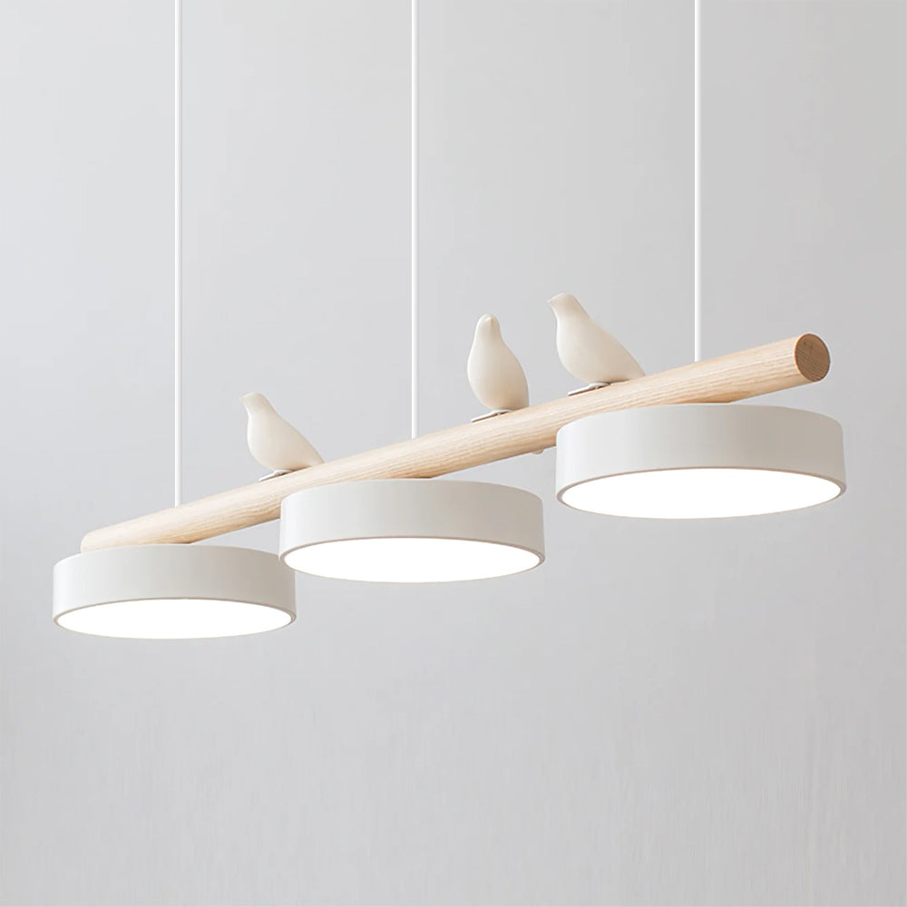 Unique bird pendant light with adjustable LED, a stunning piece of modern home decor.