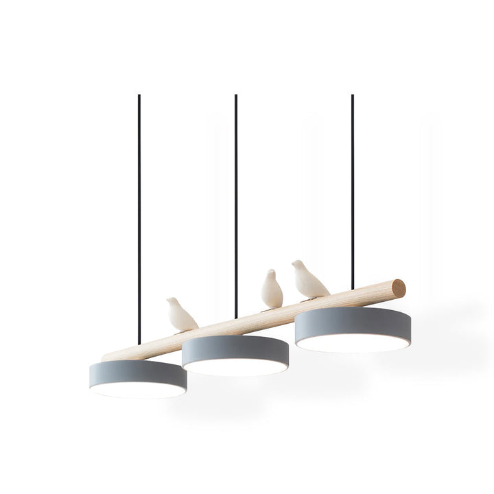 Elegant modern bird pendant light, nature-inspired, with adjustable LED functionality.