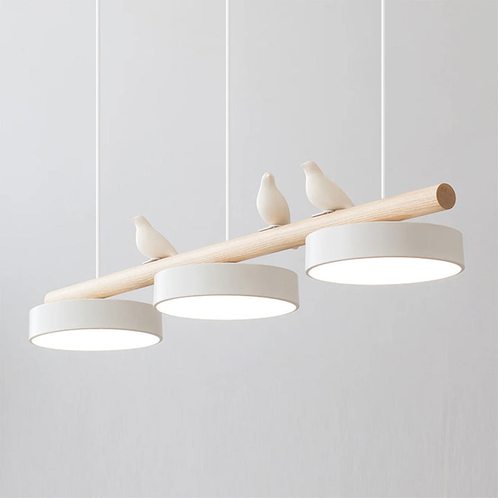 Decorative adjustable LED bird light, a unique nature-inspired pendant for home.