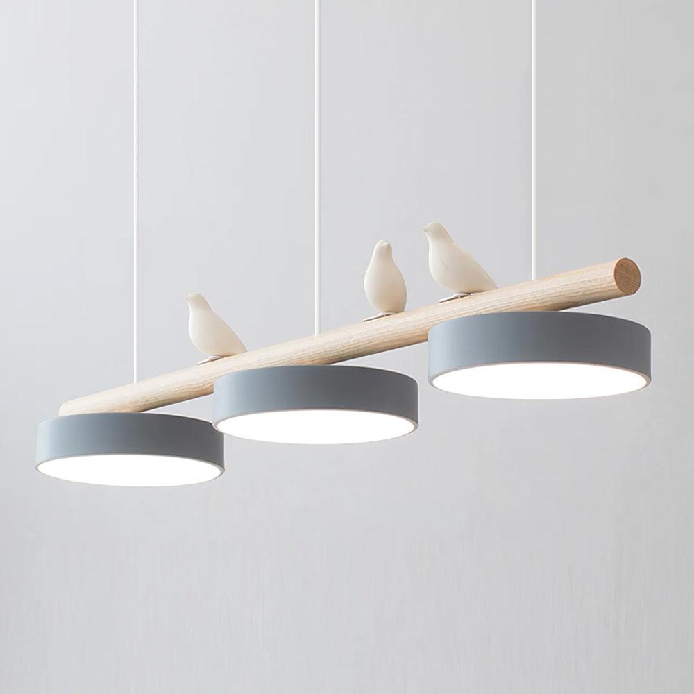 Modern ambient lighting: adjustable LED bird pendant, nature-inspired for homes.