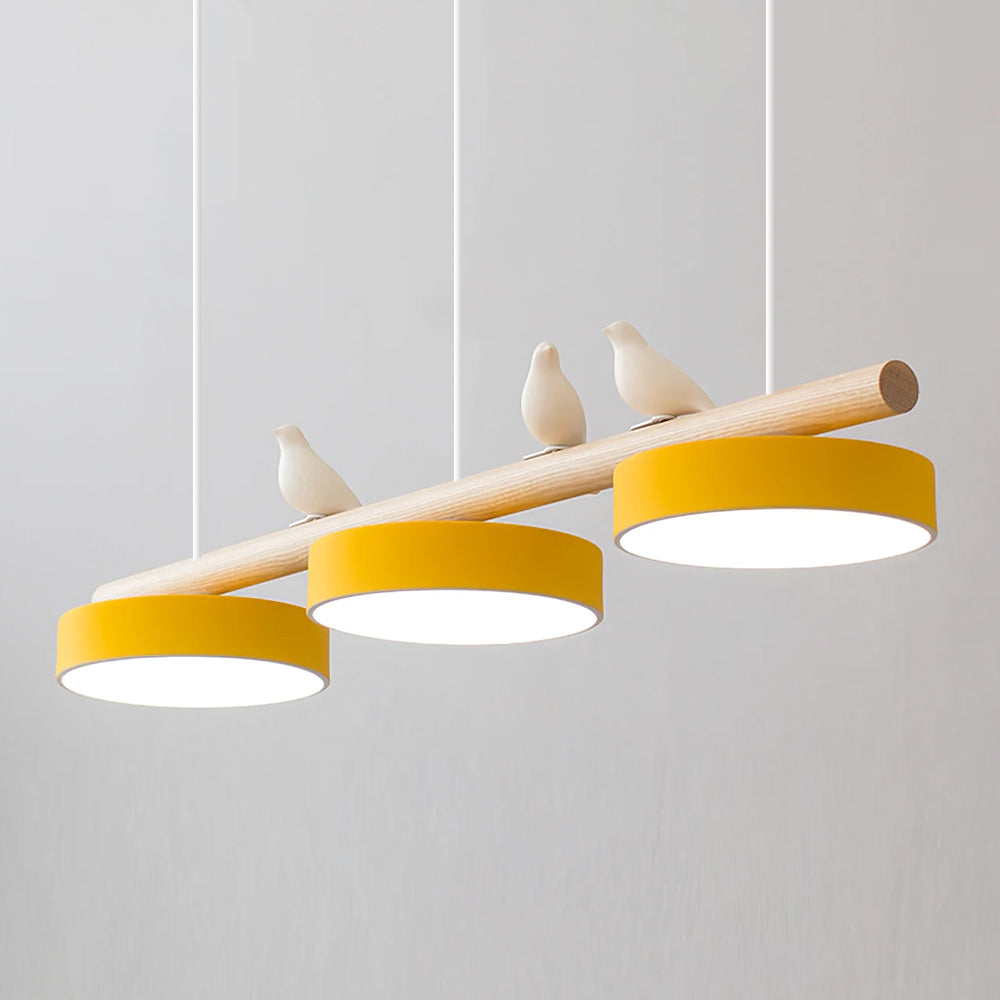 Adjustable LED bird pendant light, modern style, bringing nature into your home decor.