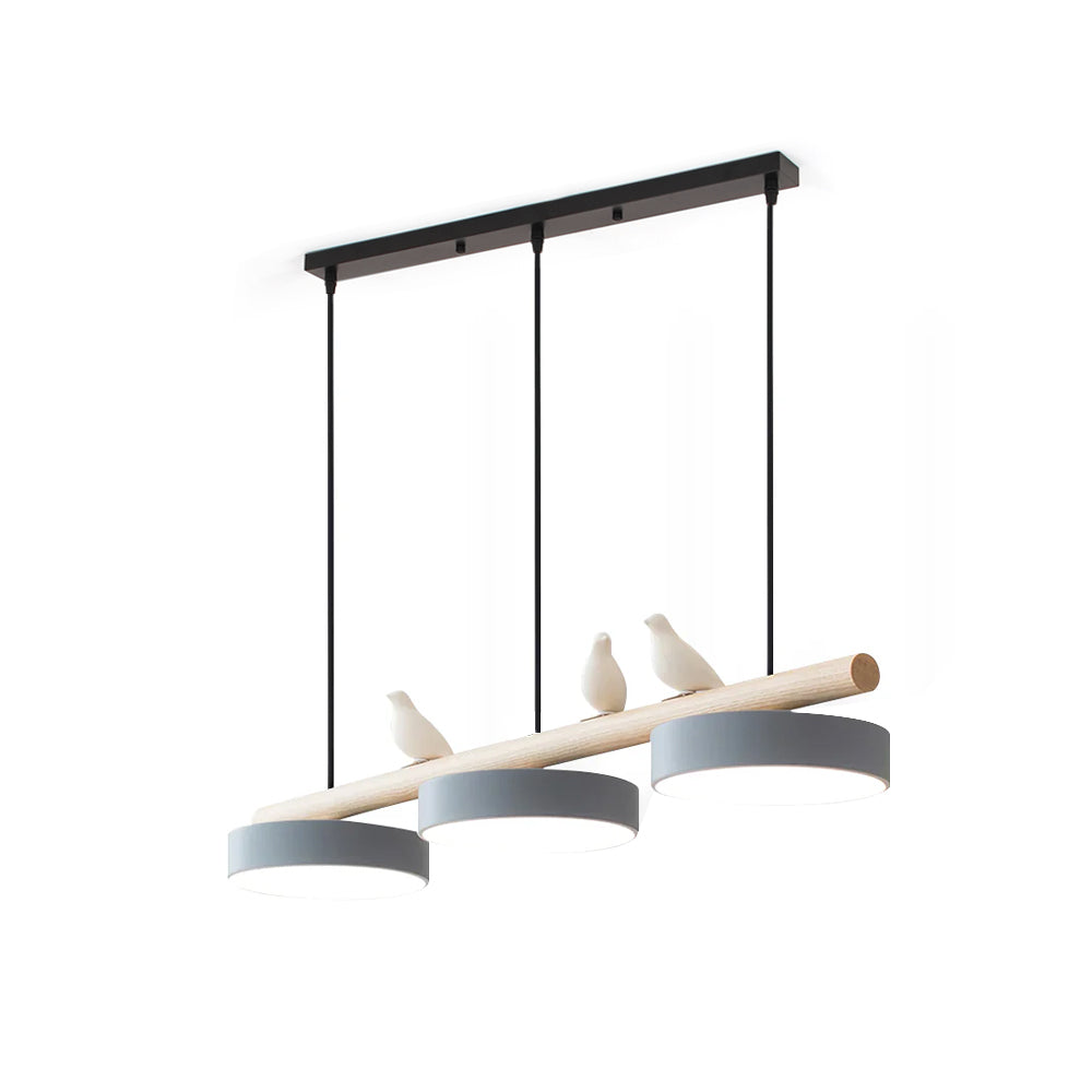 Nature-inspired bird LED pendant, adjustable brightness for stylish home lighting.