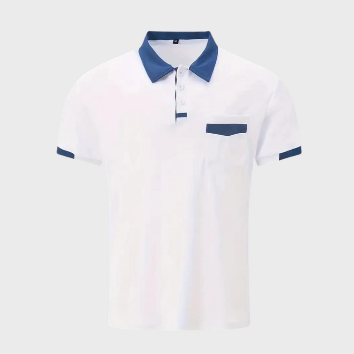 Regular fit men's polo shirt in a range of colors, a versatile and essential wardrobe item.