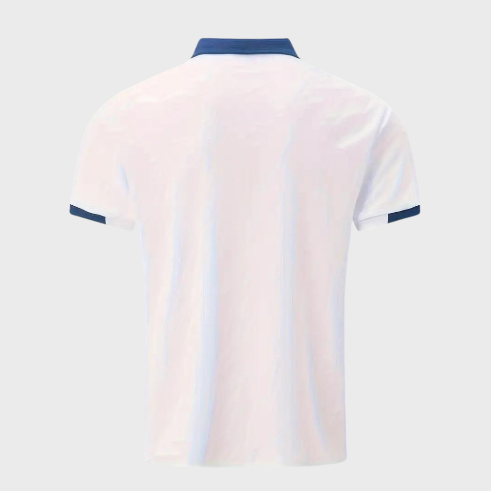 New men's classic short sleeve polo shirt, offering ultimate comfort, timeless fashion, and durability.