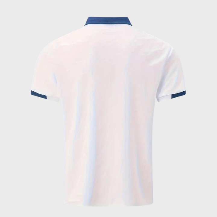 New men's classic short sleeve polo shirt, offering ultimate comfort, timeless fashion, and durability.