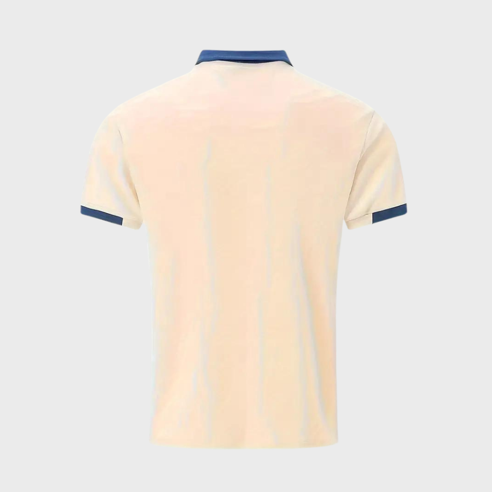 Men's comfortable short sleeve polo shirt in green, great for casual and semi-formal wear.