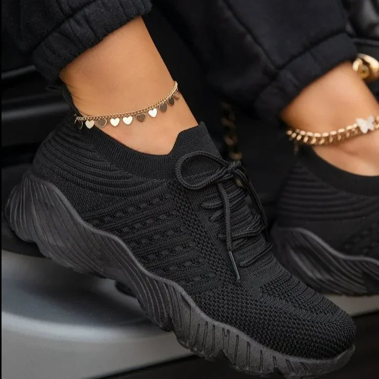 Comfortable women's walking shoes with breathable design, lightweight construction for active women, everyday wear.