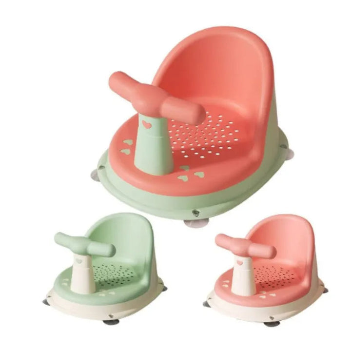 Comfortable infant bath support seat with secure non-slip design for safe toddler bath time.