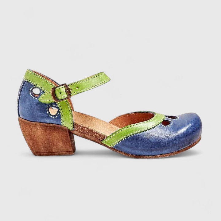 Woman wearing comfortable orthopaedic women's sandals, offering arch support for pain-free summer walks.