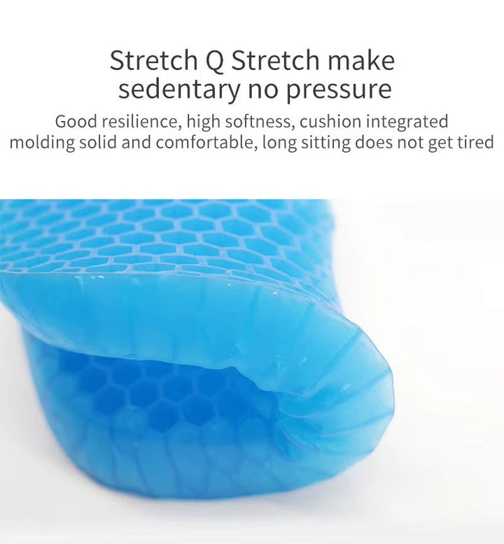 Ultimate comfort with this ergonomic gel seat cushion for tailbone and back pain relief, posture support.