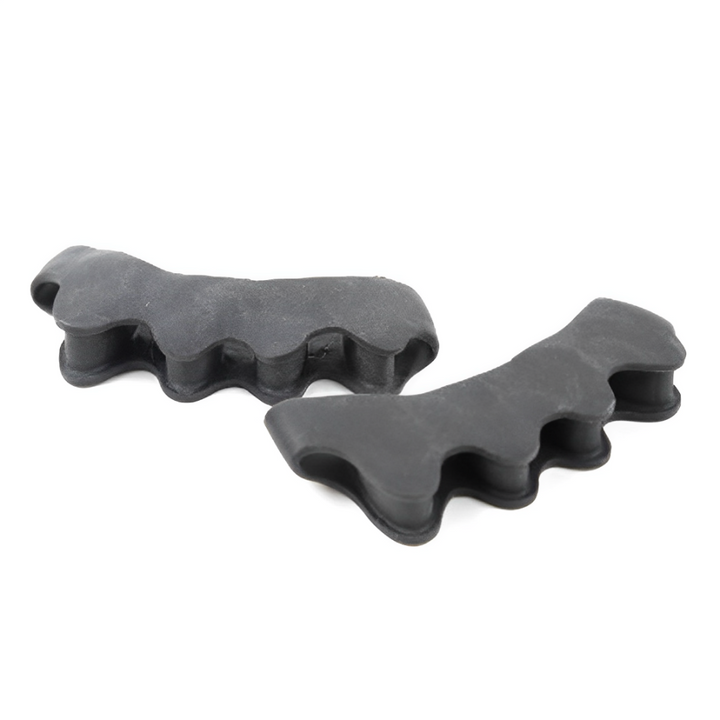 Soft silicone hammer toe corrector splint for bunion pain relief & comfortable toe alignment.