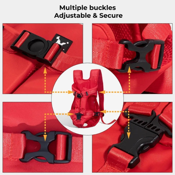 Ultimate canine carrier backpack for active dog adventures and outdoor hiking trips.
