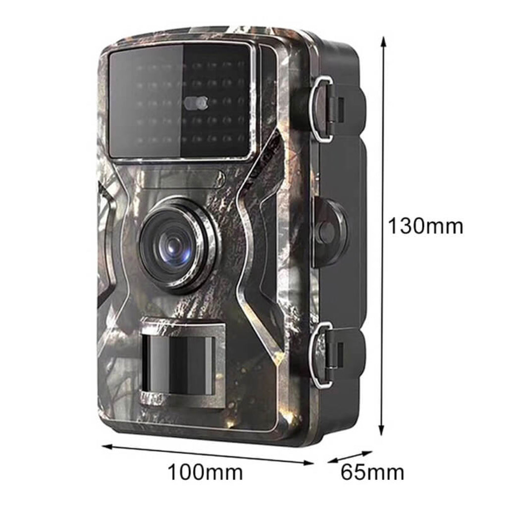 Clear HD night vision wildlife camera. Motion-activated, weatherproof for detailed outdoor surveillance and security.