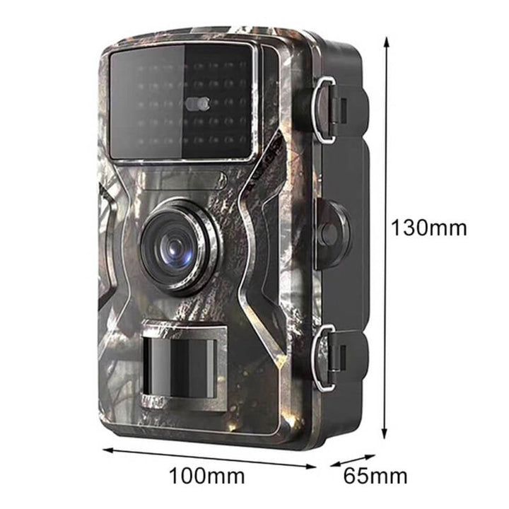Clear HD night vision wildlife camera. Motion-activated, weatherproof for detailed outdoor surveillance and security.