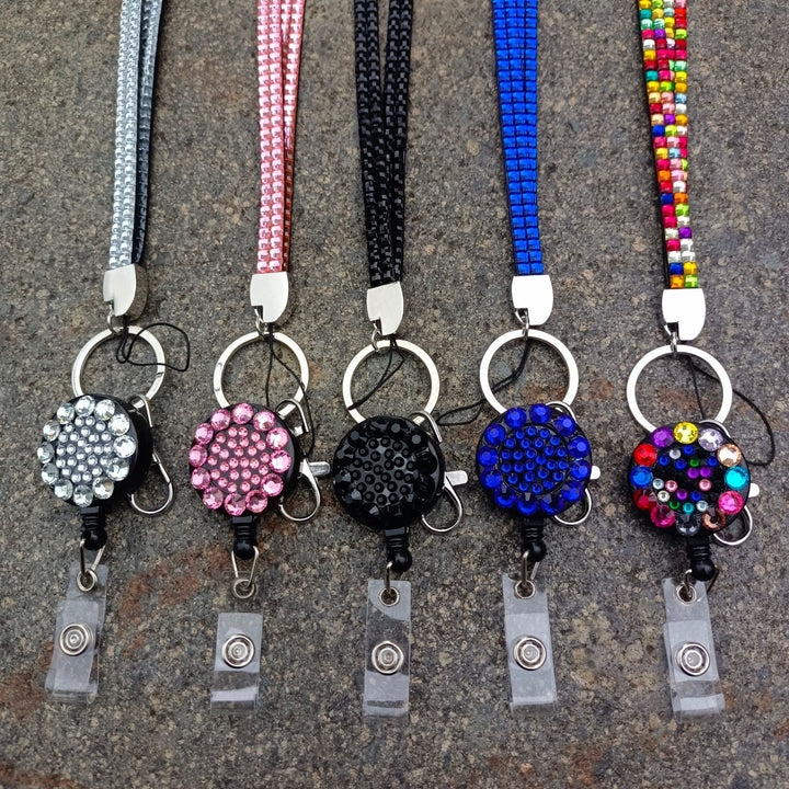 White decorative keychain & bag charm. Women's fashion accessory, sparkling handbag decor.