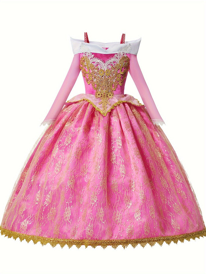 Magical pink princess dream costume for girls' imaginative play and dress-up fun.