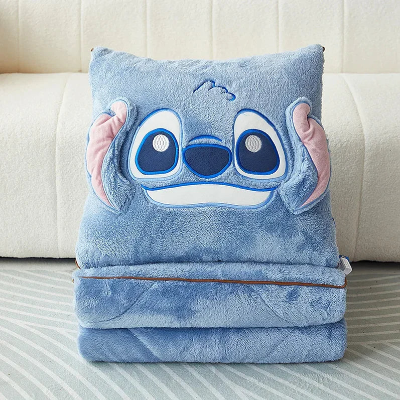 Plush blanket & cushion set in neutral tones, offering ultimate home coziness & soft comfort for living spaces.