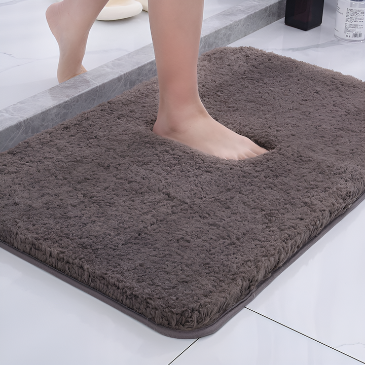 Washable luxury bath mat for a comfortable, stylish, and non-slip addition to any modern bathroom.