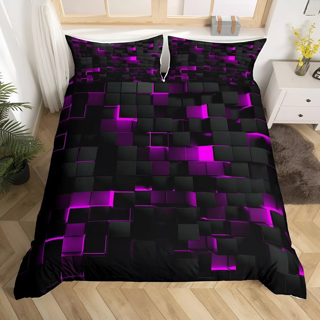 Experience ultimate comfort with this plush microfiber duvet cover set, perfect soft bed linen for relaxing.