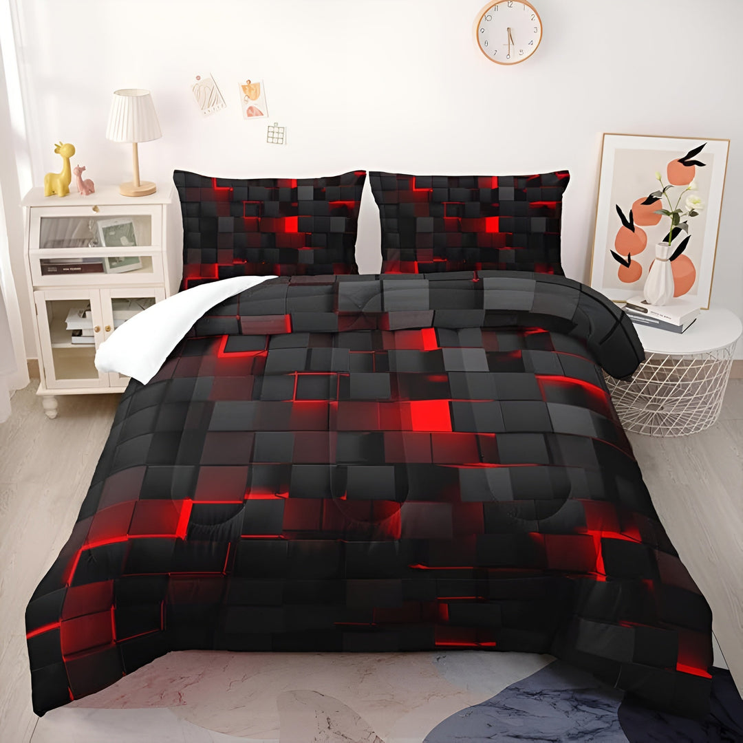 Stylish microfiber duvet cover set, ultimate soft bedding & luxury bed linen for a modern, cozy bedroom.