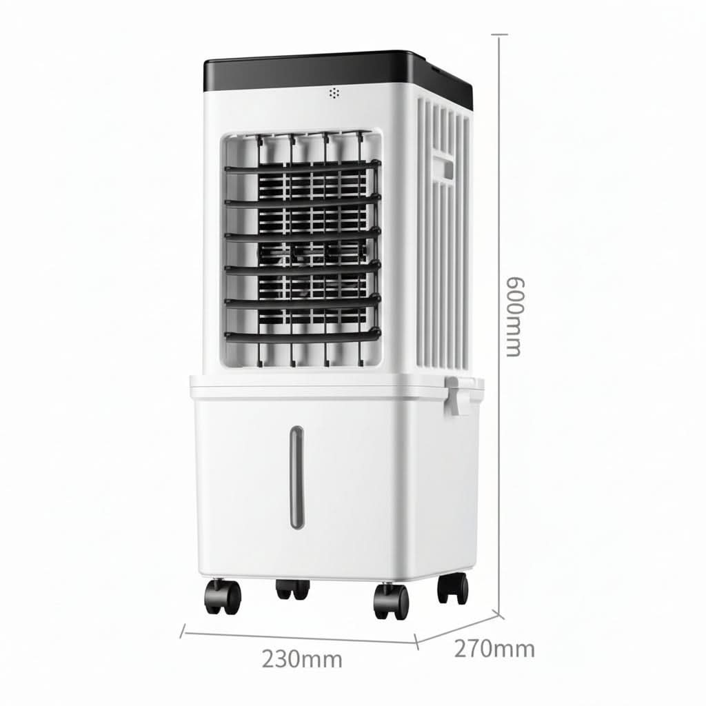 Efficient portable air conditioner providing fast cooling for any room. Essential summer home appliance.