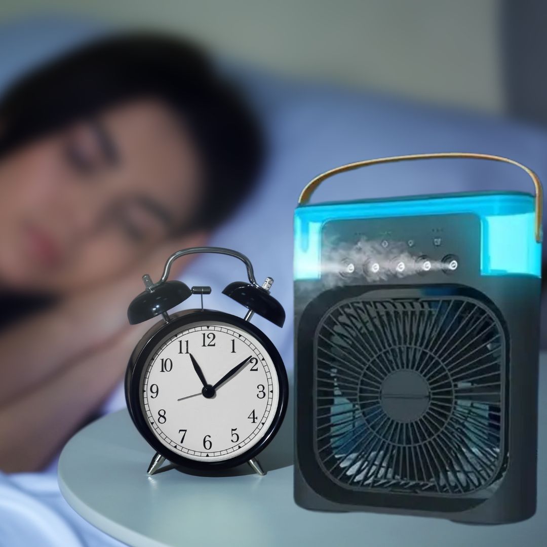 Stylish 3-in-1 air conditioner alternative, humidifier & fan for any modern space.