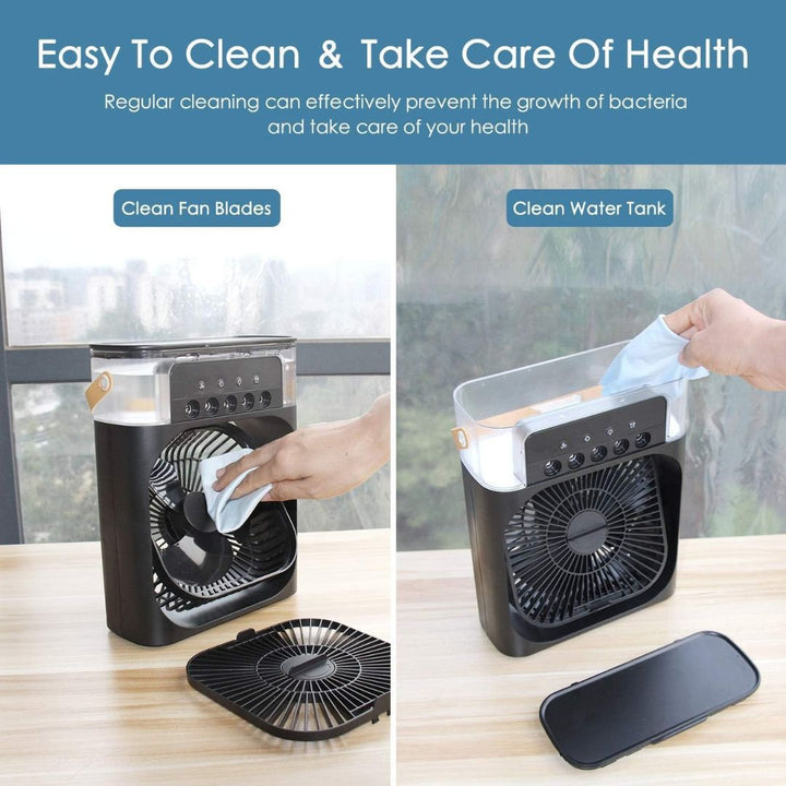 Efficient personal space cooler & humidifier, great for bedrooms, dorms, or home offices.