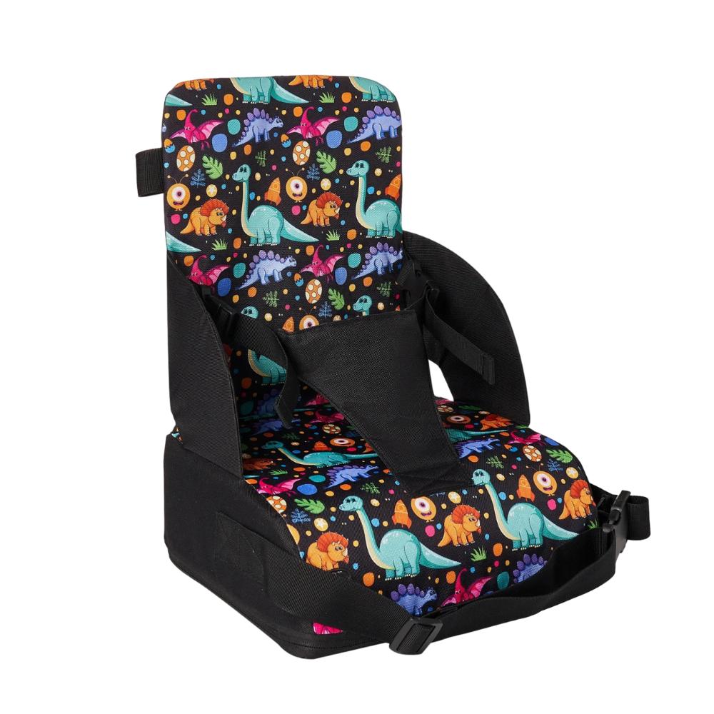 Easy-clean portable booster seat. Travel high chair for kids mealtime. Foldable, secure support for infants & toddlers.