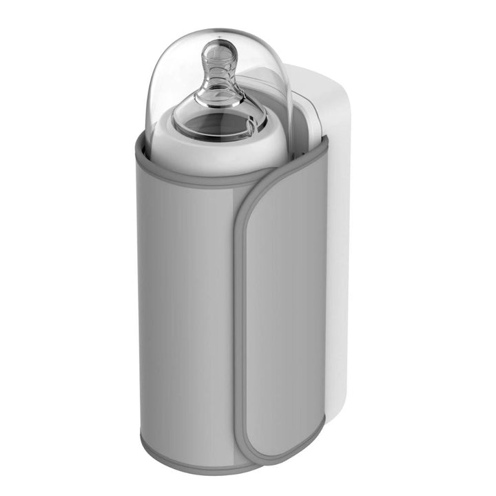 Versatile portable baby bottle warmer with digital display, ideal for travel, feeding & infant care.
