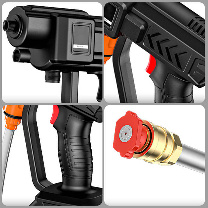 Lightweight cordless pressure washer with powerful spray & long-lasting battery. Versatile 3-in-1 nozzle included.