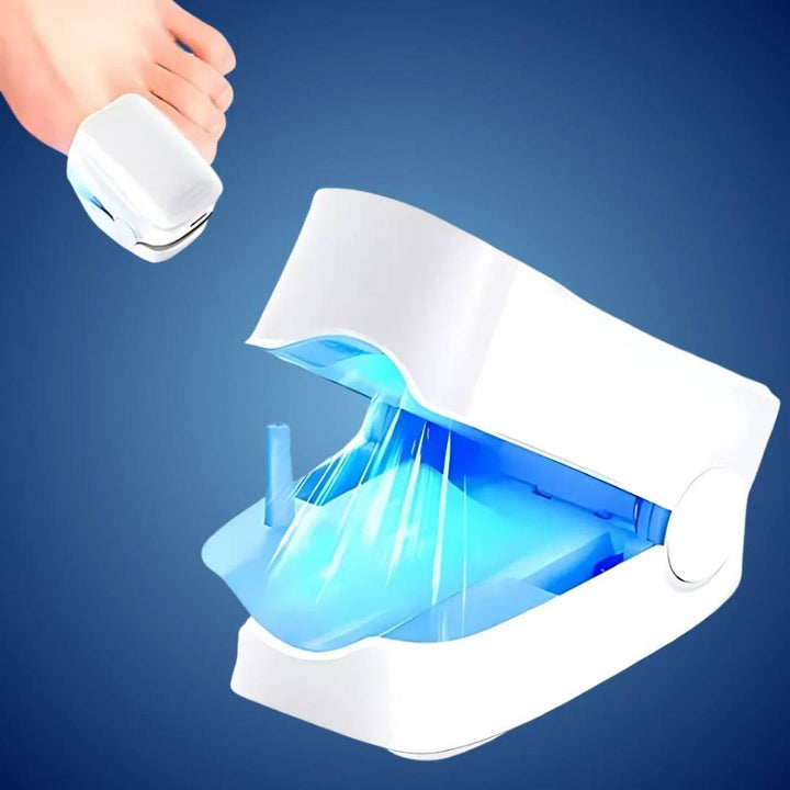Effective, pain-free nail fungus laser treatment device for clear, healthy toenails & fingernails. Portable & rechargeable.