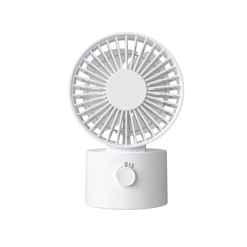 Quiet mini air circulator, perfect small travel fan. Provides cooling & comfort for home, office, or on-the-go.
