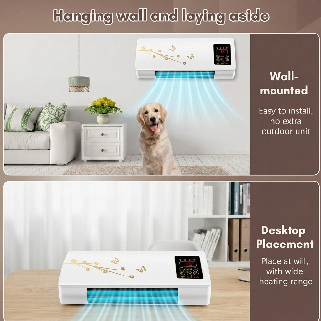 Mini portable air cooler and fan, WC2026 model. Efficient personal cooling for your desk, bedroom, or small space.