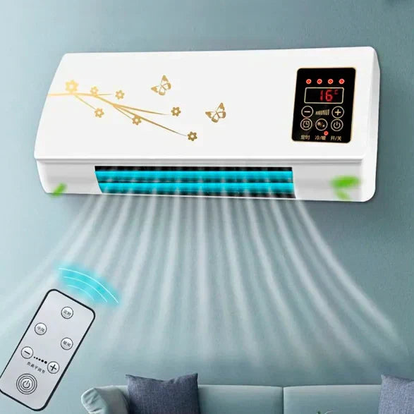 Compact portable air cooler, perfect mini fan for your desk, bedroom, or home office. Enjoy personal climate control.