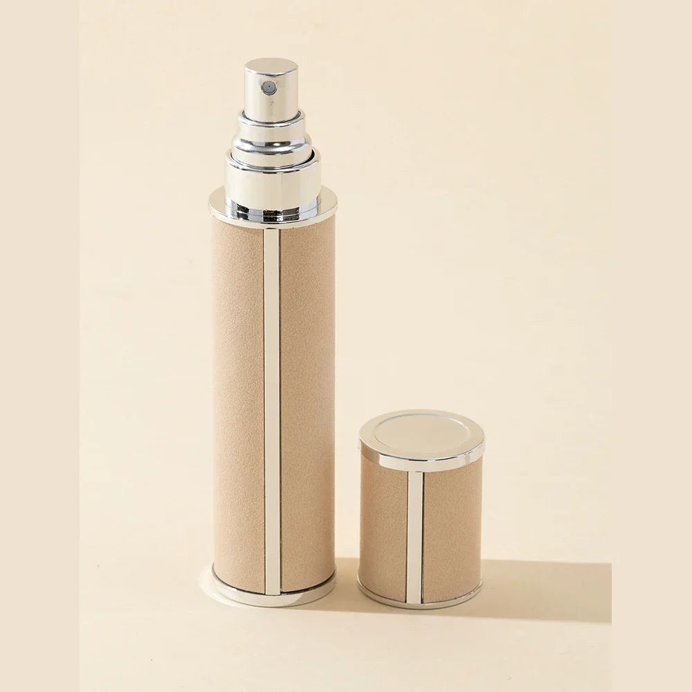 Unisex portable perfume travel spray bottle, 0.34 fl oz. Refillable and leak-proof atomizer for any fragrance.