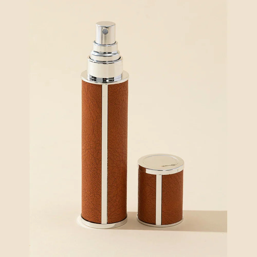 Durable & leak-proof 0.34 fl oz perfume travel spray bottle. Refillable for your favorite portable fragrance.