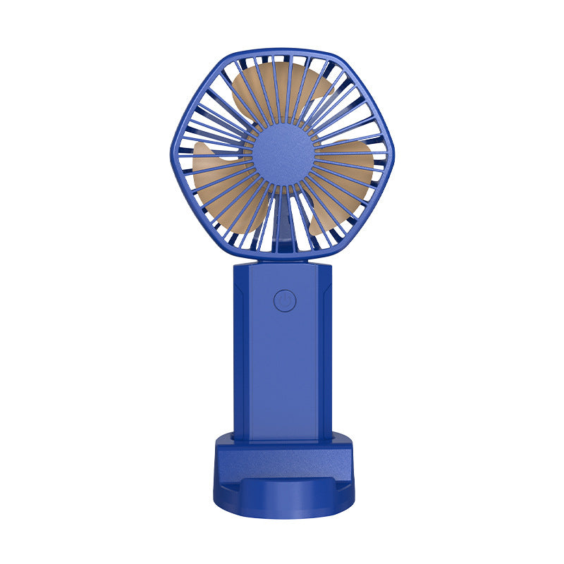 Portable rechargeable personal cooling fan with a sleek design, ideal for desk, travel, or outdoor use.