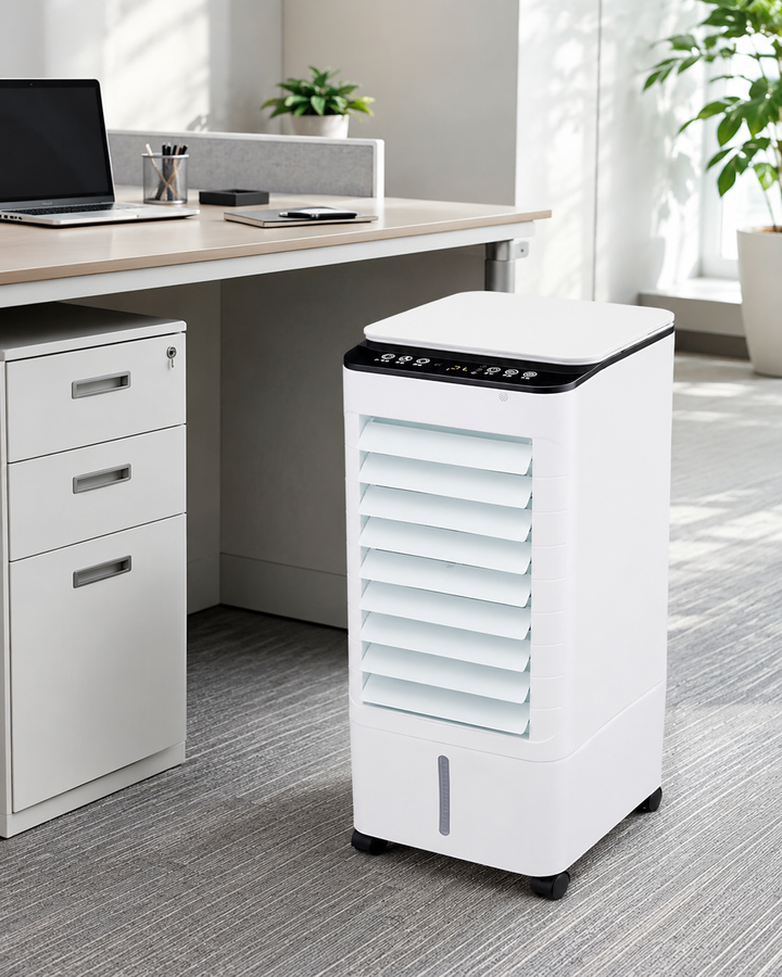 Sleek, energy-efficient windowless room cooler WC2026. Ideal for quiet, powerful cooling in any modern space.