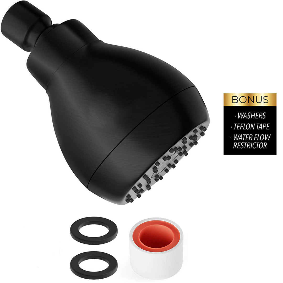Upgrade your bathroom with this High Pressure Shower Head, anti-clog nozzles for a powerful revitalizing spray.