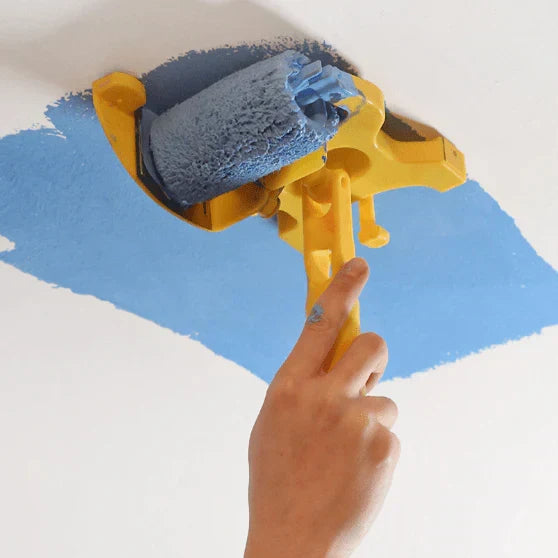 DIY edge paint roller tool for clean lines without tape. Perfect for walls & trim.