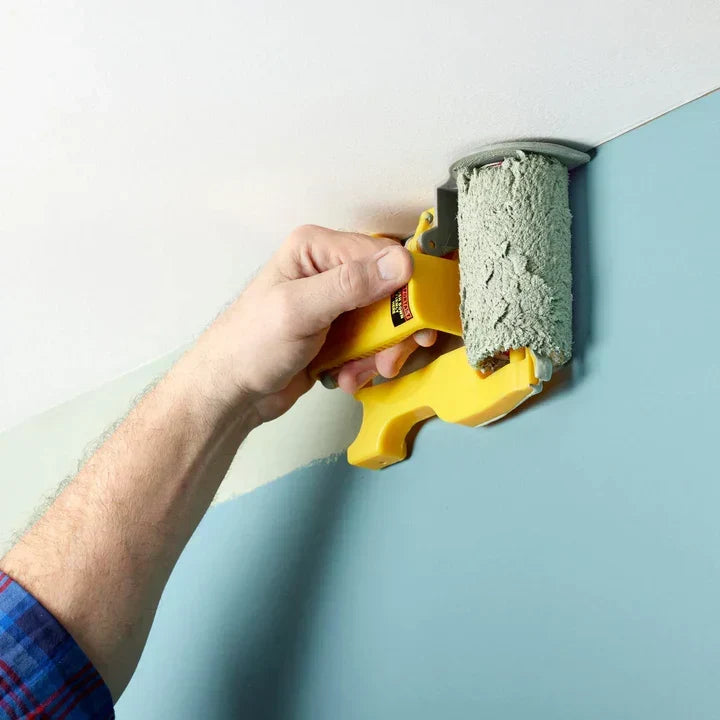 Precision paint roller tool for neat wall edges & trim. Get clean lines with this DIY painting supply.