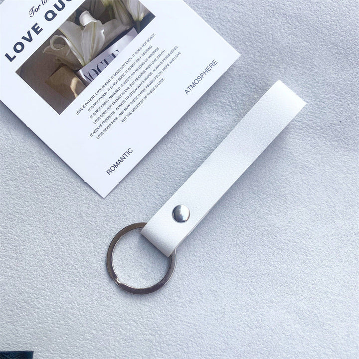 Black premium leather key holder, sleek and highly functional.